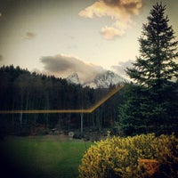 Photo taken at Alm- &amp; Wellnesshotel Alpenhof by Sandra S. on 3/19/2014