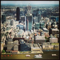 Photo taken at The View from The Shard by Maximilian on 5/5/2013