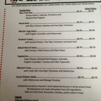 Menu Eat Crow Banner Elk Nc