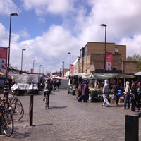 Photo taken at Ridley Road Market by Irene N. on 5/4/2013