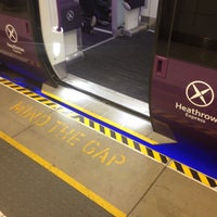 Photo taken at Heathrow Express Station (HX) - T5 by Hans D. on 5/15/2013