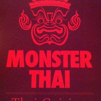 Photo taken at Monster Thai by Russell T. on 7/26/2013