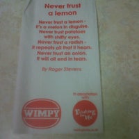 Photo taken at Wimpy by Benito E. on 12/3/2012