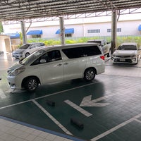 Photo taken at Toyota Bangkok by Kanok L. on 3/21/2019