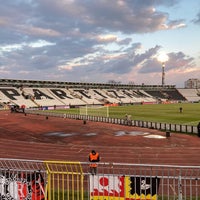 Photo taken at Partizan Stadium by Richard v. on 3/11/2022