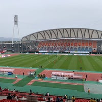 Photo taken at EGAO Kenko Stadium by 天使礫九段 on 3/30/2024