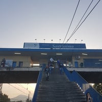 Photo taken at SuperVia - Estação Santíssimo by Thiago D. on 7/25/2016