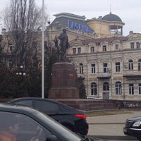 Photo taken at Памятник дедушке Ленину by Руслан Х. on 3/16/2014