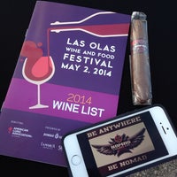 Das Foto wurde bei Las Olas Wine And Food Festival von Paul C. am 5/3/2014 aufgenommen