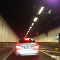Photo taken at Kortenbergtunnel / Tunnel Cortenbergh by Byron S. on 11/27/2012