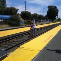 Photo taken at Broadway Caltrain Station by Angela O. on 6/9/2013