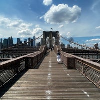 Photo taken at Manhattan Bridge Pedestrian Path by Facundo S. on 7/14/2022