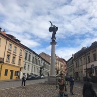 Photo taken at Angel of Užupis by Dmitri Z. on 10/7/2017