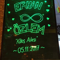 Photo taken at Kaos Cafe &amp;amp; Bar by Okan on 11/5/2017