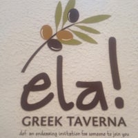 Photo taken at ela! Greek Taverna by Shaun C. on 11/30/2012