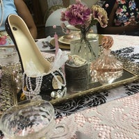 Photo taken at Vintage Glam Tea Party &amp; Co. by Johnika D. on 9/14/2019