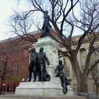 Photo taken at General Marquis de Lafayette Monument by Johnika D. on 12/23/2012