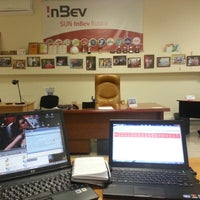 Photo taken at AB InBev Samara sales office by Ruben D. on 11/30/2012