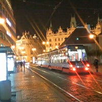 Photo taken at Náměstí Republiky (tram, bus) by hoya_t on 10/26/2018