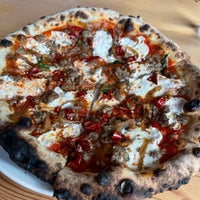 Photo taken at Ken&#39;s Artisan Pizza by Anthony P. on 8/27/2021