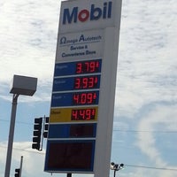 Photo taken at Mobil by Javier C. on 10/16/2012