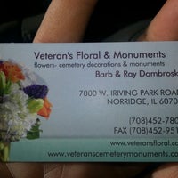 Photo taken at Veteran&amp;#39;s Floral &amp;amp; Monument by Javier C. on 1/20/2013