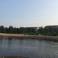 Photo taken at Пляж в устье Лососинки by Ferreira on 7/23/2016