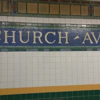 Photo taken at MTA Subway - Church Ave (2/5) by Curtis R. on 1/20/2018