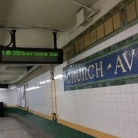 Photo taken at MTA Subway - Church Ave (2/5) by Curtis R. on 1/20/2018