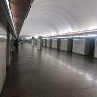 Photo taken at metro Yelizarovskaya by Axel on 9/8/2018