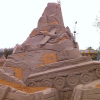 Photo taken at Sand Sculpture park by Макс🙀 on 5/3/2015