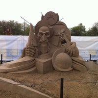 Photo taken at Sand Sculpture park by Макс🙀 on 5/3/2015