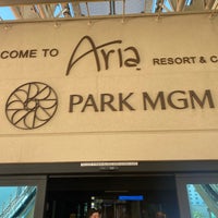 Photo taken at ARIA Express Park MGM / Aria Station by Niku on 8/22/2021