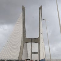 Photo taken at Ponte Vasco da Gama by Fatih Ş. on 1/1/2023