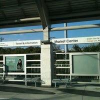 Photo taken at Market Center Station (DART Rail) by Marie-Térese C. on 10/21/2012