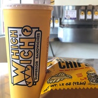 Photo taken at Which Wich Superior Sandwiches by Pitts P. on 8/3/2017