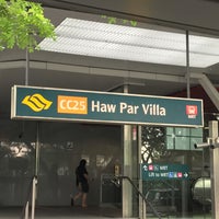 Photo taken at Haw Par Villa MRT Station (CC25) by Alexis v. on 11/22/2018