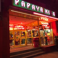 Photo taken at Papaya King by oro on 3/5/2017