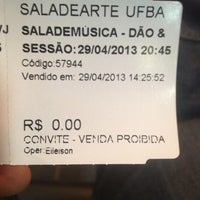 Photo taken at Sala de Arte - UFBA by Romário J. on 4/29/2013