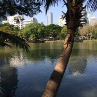 Photo taken at Lumphini Park by Maksim S. on 1/1/2015