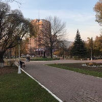 Photo taken at Сквер им. Пушкина by Maksim S. on 10/20/2019
