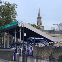 Photo taken at All Saints DLR Station by Felipe L. on 10/6/2017