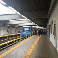 Photo taken at MetrôRio - São Cristóvão Subway Station by André P. on 11/16/2015