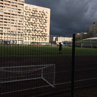 Photo taken at Футбольное Поле by Ekaterina G. on 5/2/2015