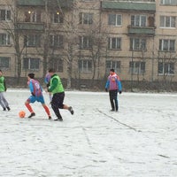 Photo taken at Футбольное Поле by Ekaterina G. on 11/29/2015