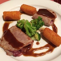 Photo taken at Alm- &amp;amp; Wellnesshotel Alpenhof by Oleg A. on 2/4/2014