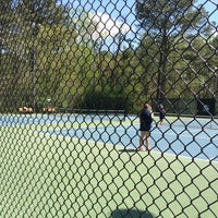 Photo taken at Blackburn Tennis Center by Chris N. on 4/8/2014