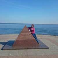 Photo taken at Скульптура «Пирамида» by Nataly on 9/13/2015