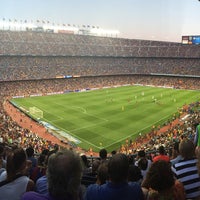 Photo taken at Camp Nou by sashhen s. on 8/29/2015