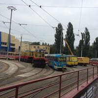 Photo taken at Подільське трамвайне депо by Leonid M on 7/27/2015